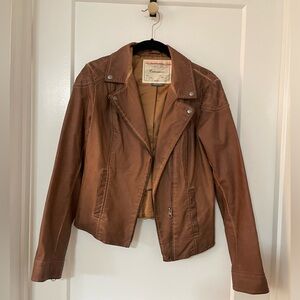 Cartonnier by Anthropologie faux leather jacket